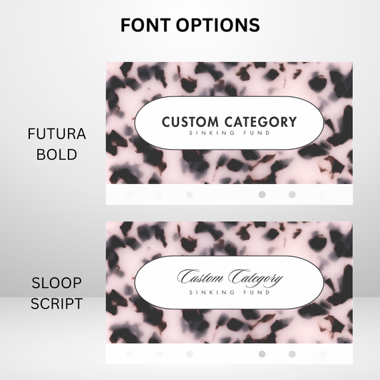 OG Pink Tortoiseshell Handmade Cash Envelope Personal Size Set of 3