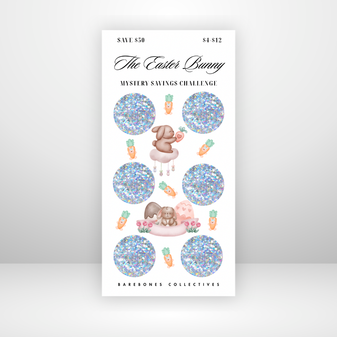 The Easter Bunny Mystery Scratch Off Savings Challenge Save $50