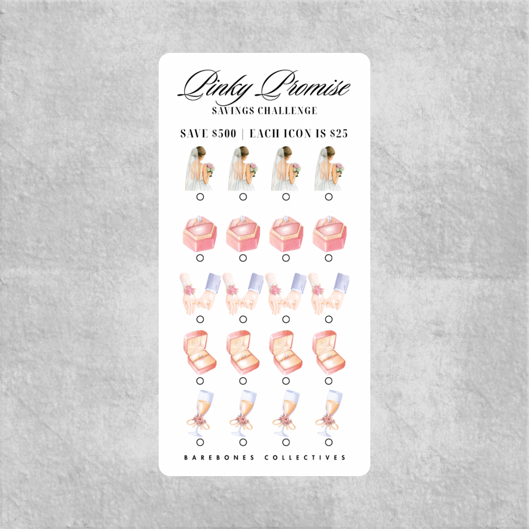 Pinky Promise Savings Challenge Save $500