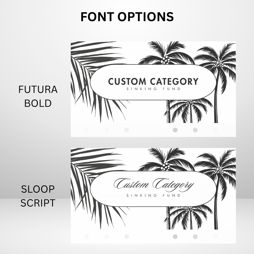 Style #BC2 Handmade Cash Envelope Personal Size Set of 3