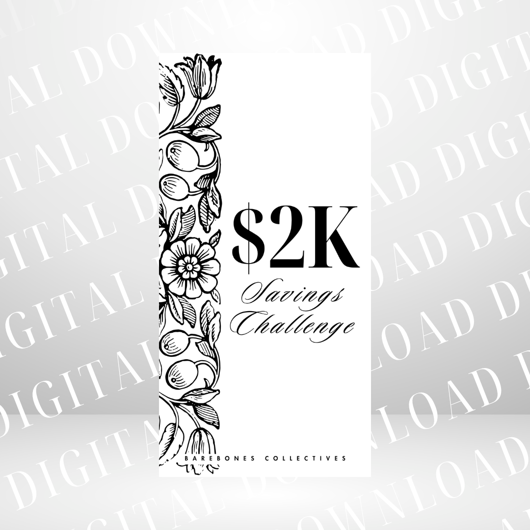 $2K Saving Challenges #1 DIGITAL DOWNLOAD