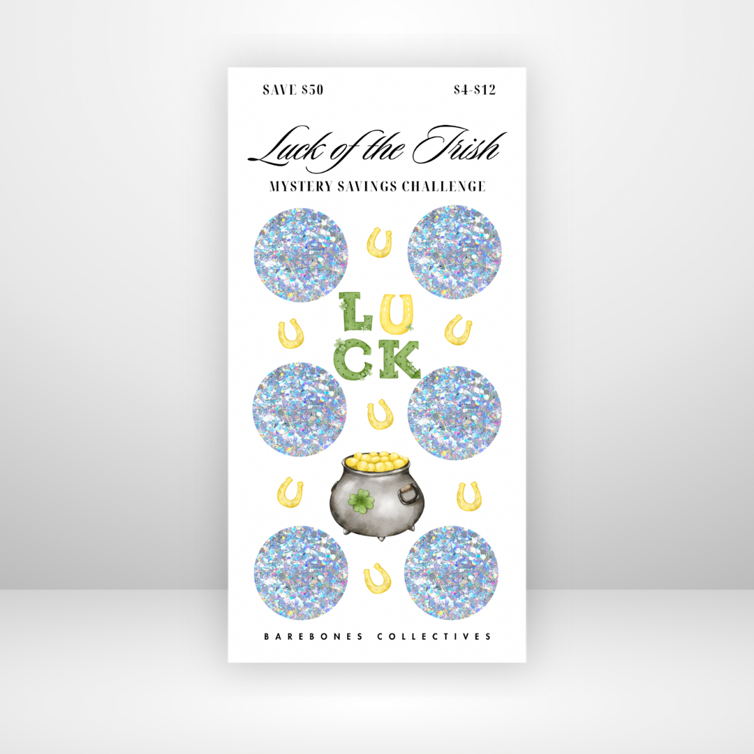 Lucky of the Irish Mystery Scratch Off Savings Challenge Save $50