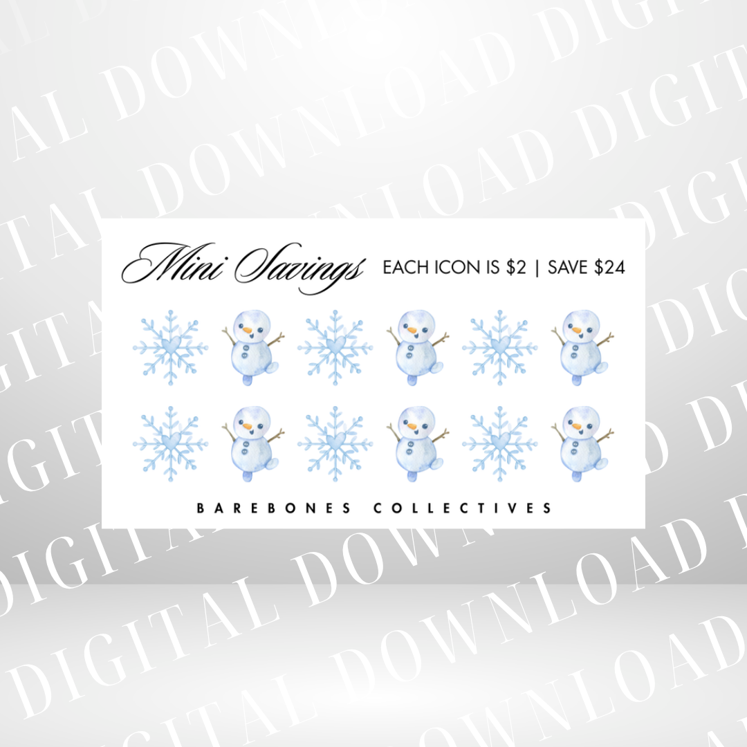 #12 Mini Savings Challenge DIGITAL DOWNLOAD