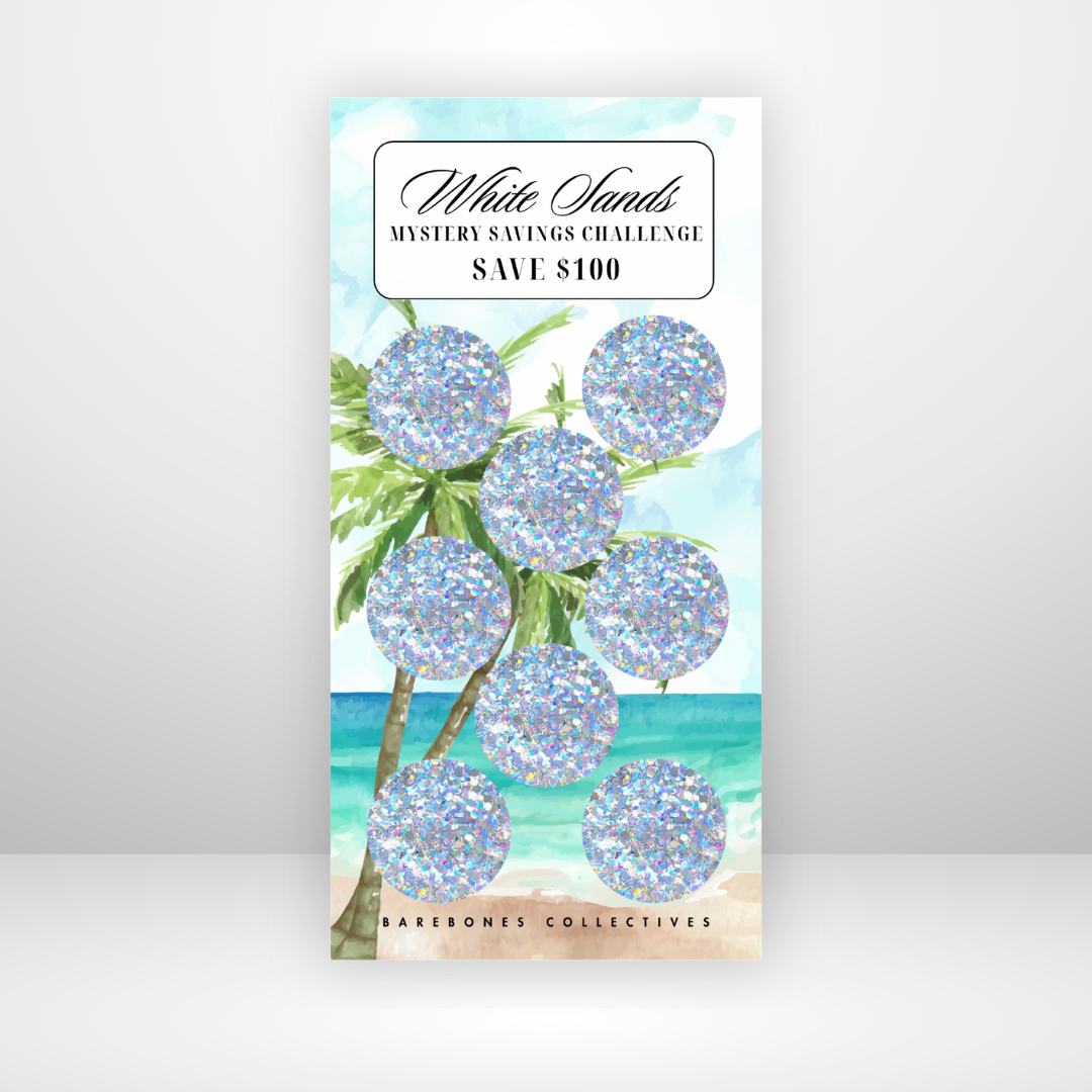 White Sands Mystery Scratch Off Savings Challenge Save $100