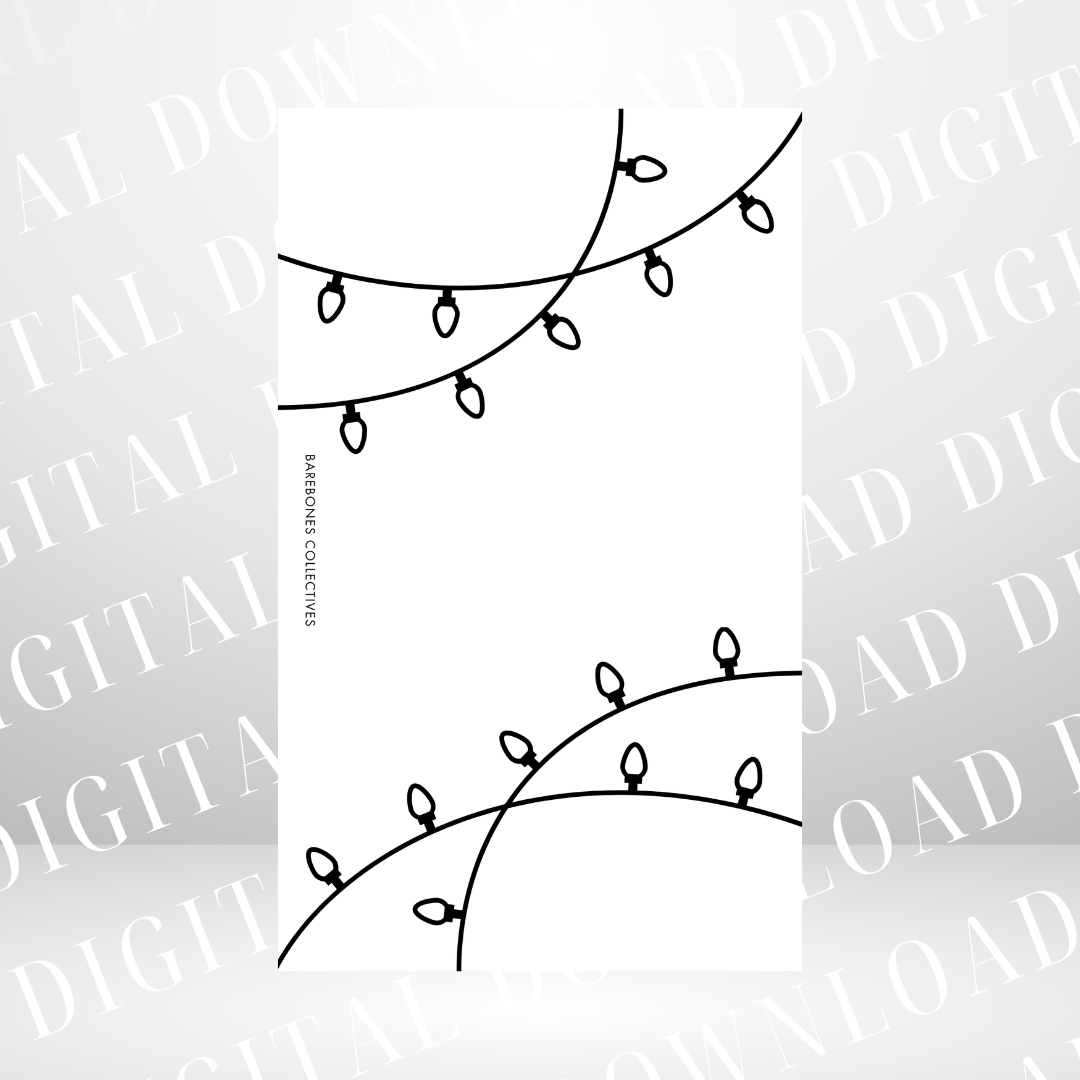 #1 Christmas Vibes - Personal Size Dashboard DIGITAL DOWNLOAD