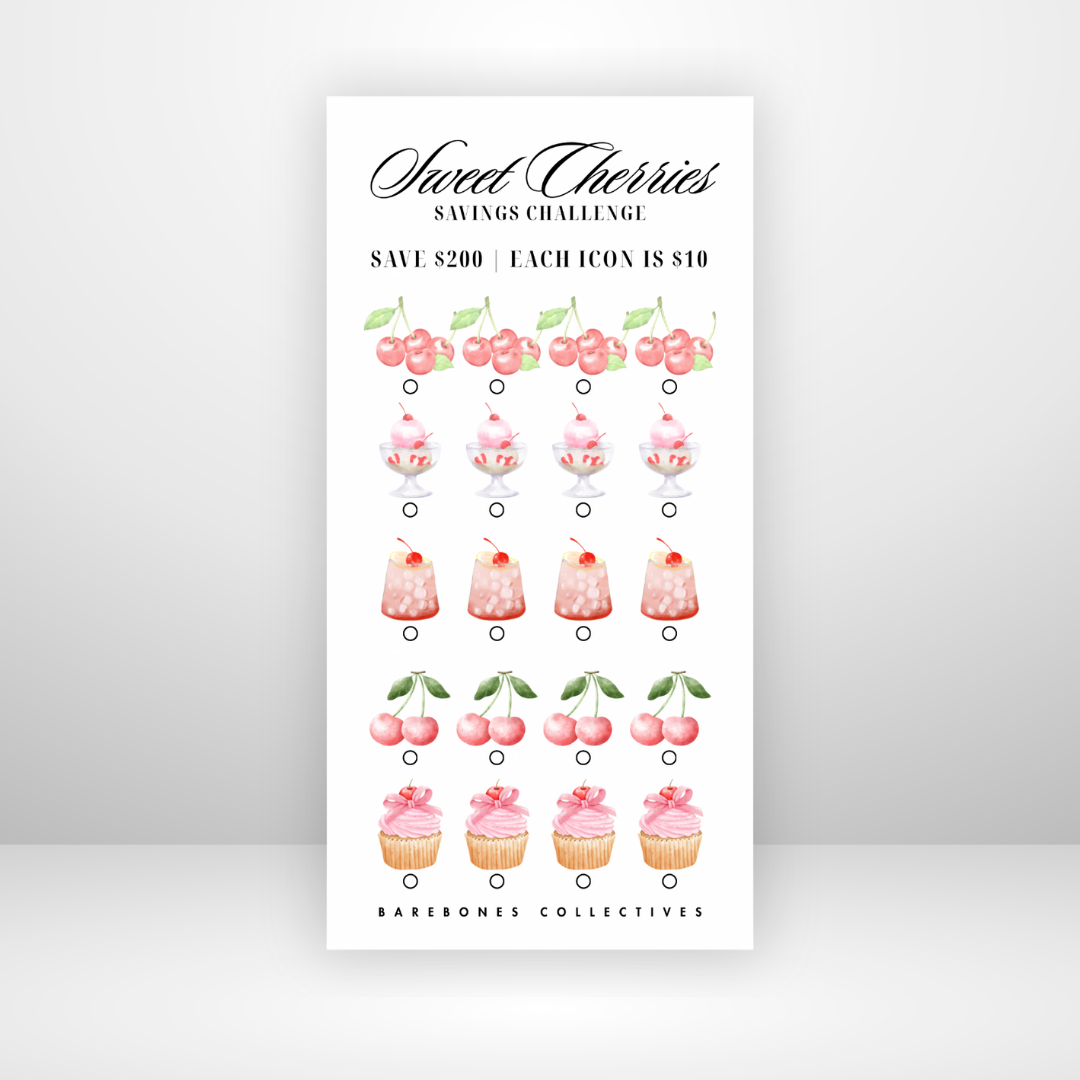Sweet Cherries Savings Challenge Save $100