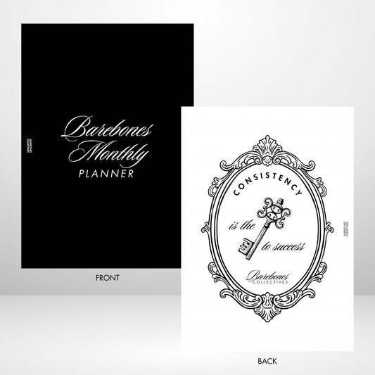 Barebones Monthly Planner A5 Inserts