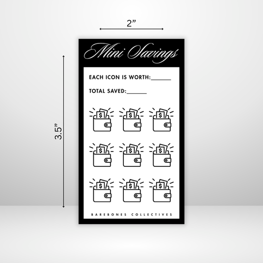 Cash Budgeting Mini Savings Challenge Bundle