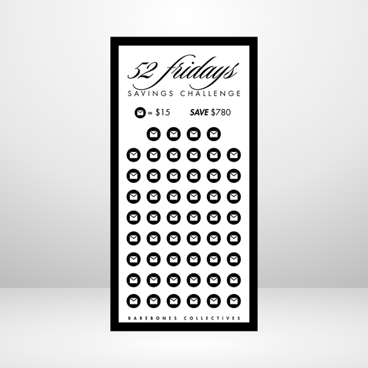 52 Fridays Savings Challenge