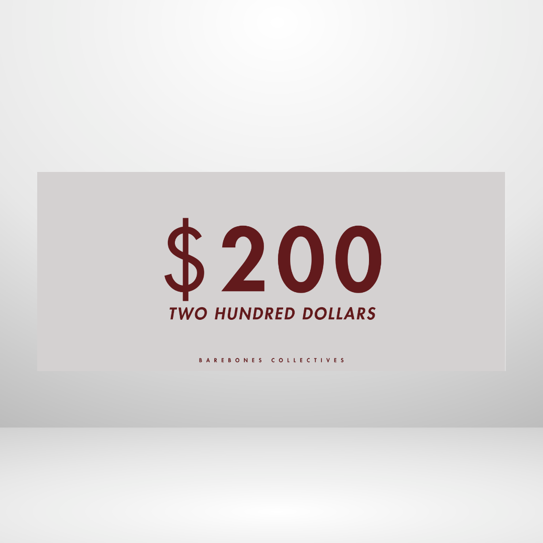 $100 - $50,000 - Reverse Black Cherry Set of 4 Cash Place Holders