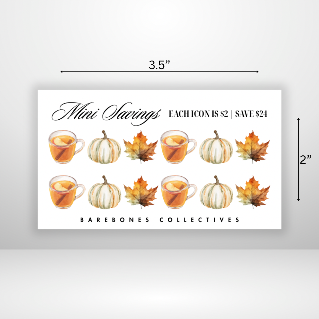 Apple Cider Mini Savings Challenge Save $24