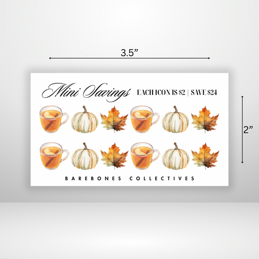 Apple Cider Mini Savings Challenge Save $24