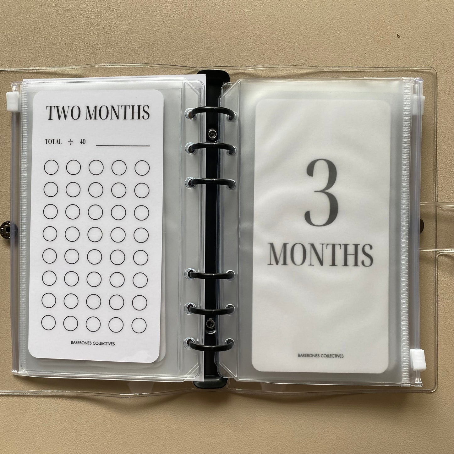 One-Six Month Emergency Fund A6 Savings Challenge Binder Bundle