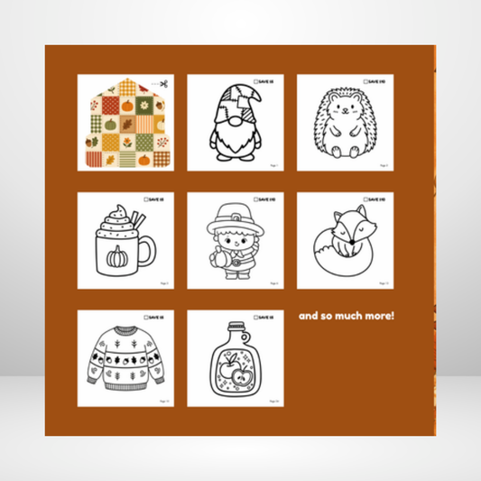 Coloring & Savings Book