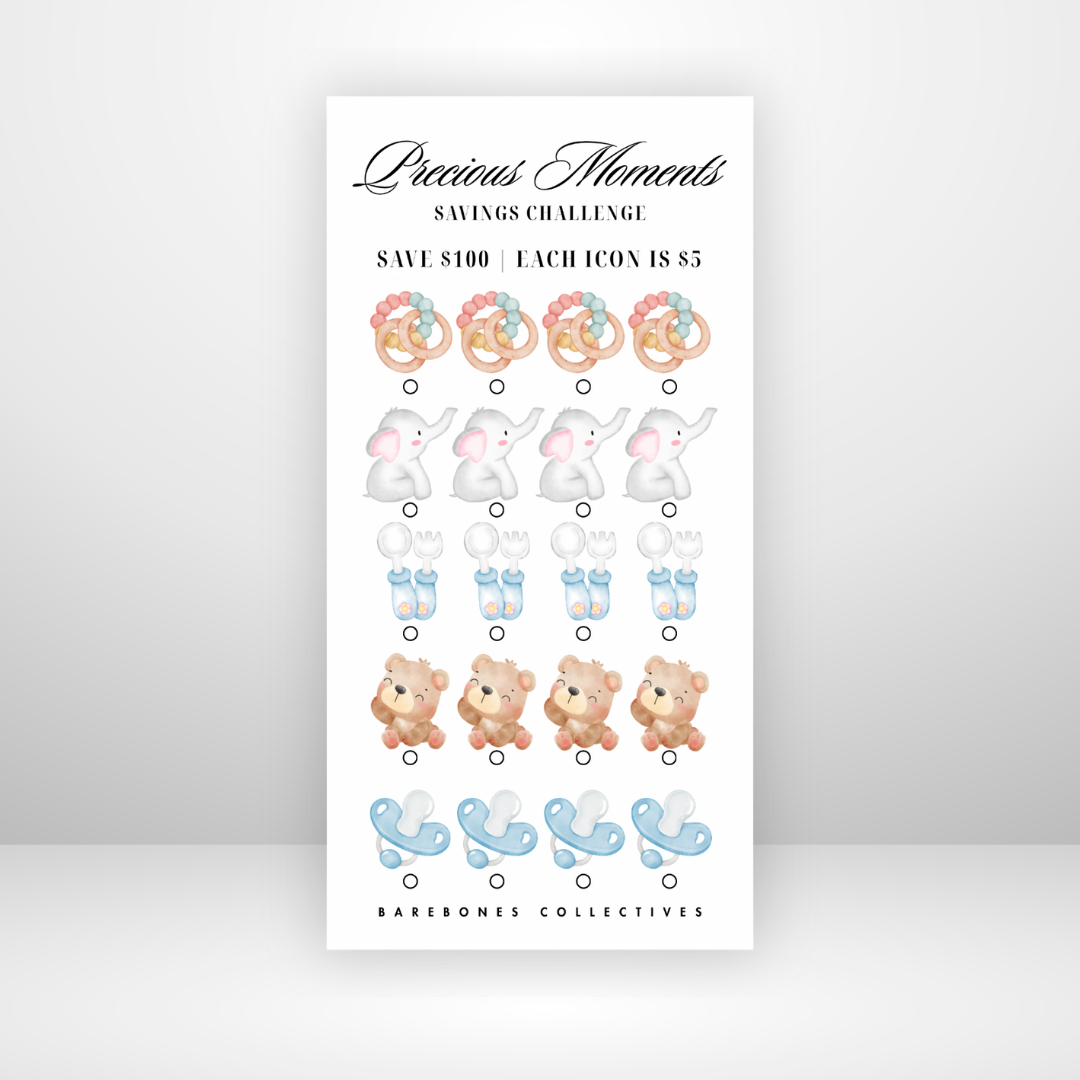Precious Moments Savings Challenge Save $100