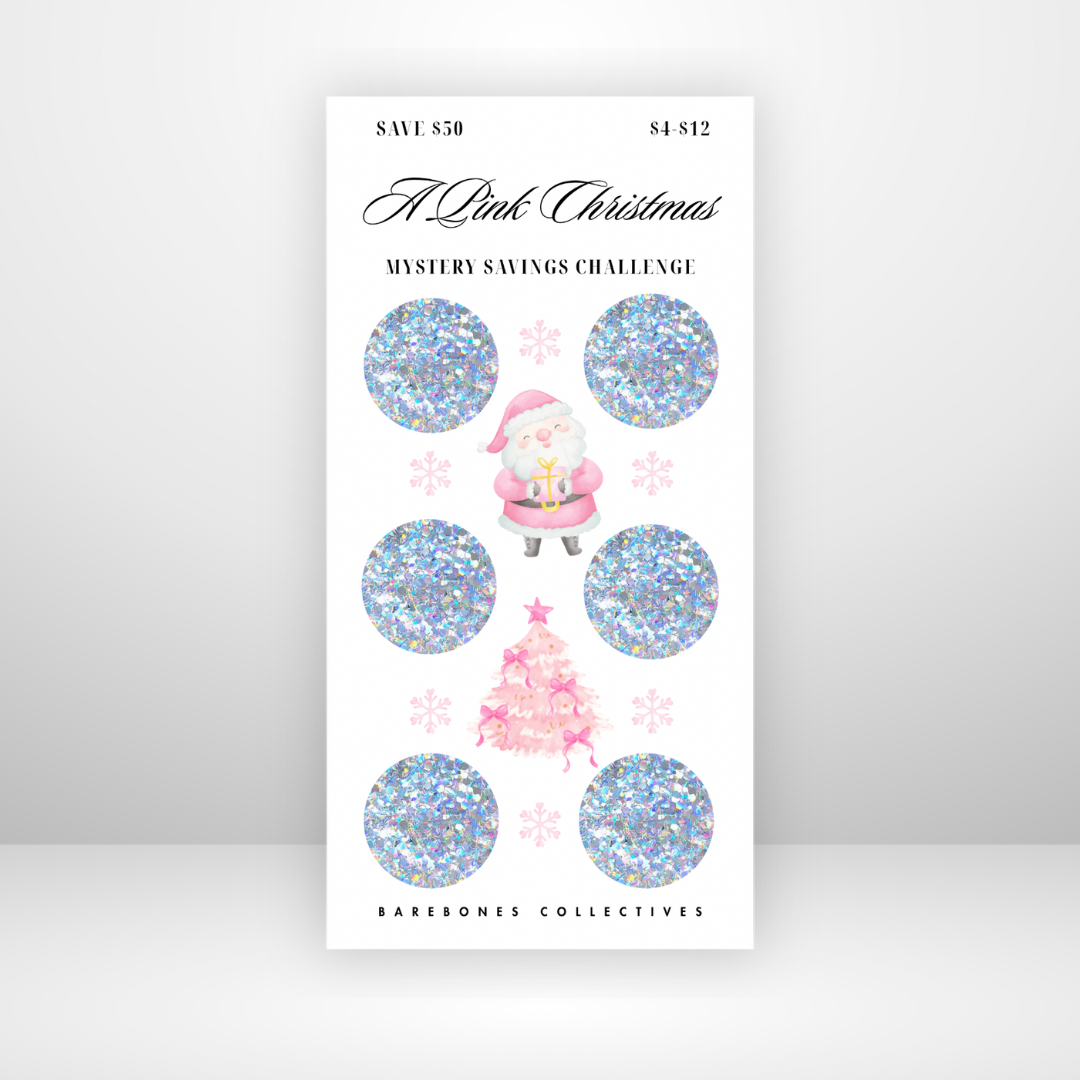 A Pink Christmas Mystery Scratch Off Savings Challenge Save $50
