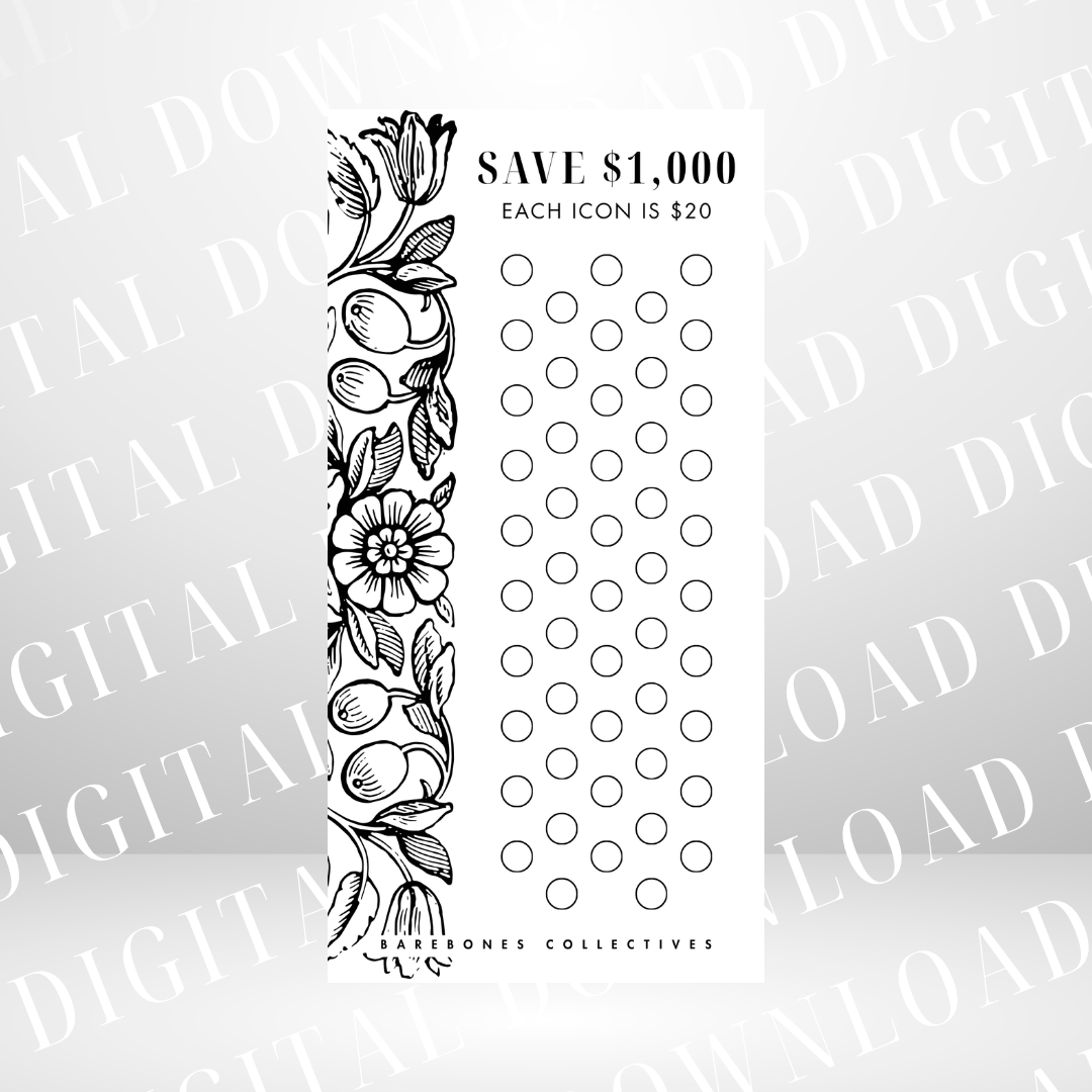 $10K Saving Challenges #1 DIGITAL DOWNLOAD