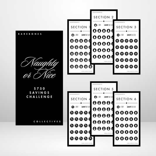 Naughty or Nice Christmas Noir Savings Challenge