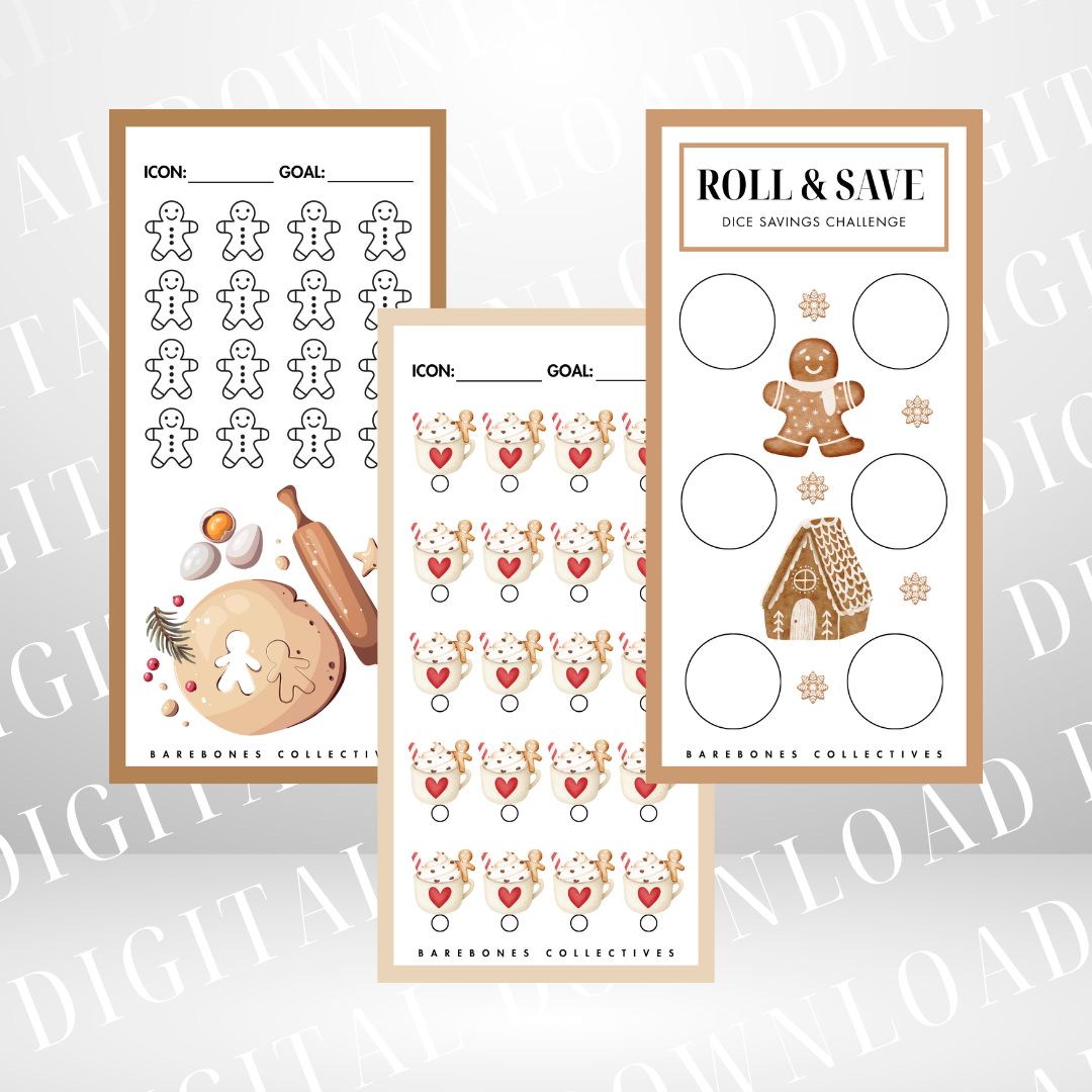 #5 Christmas Saving Challenges DIGITAL DOWNLOAD