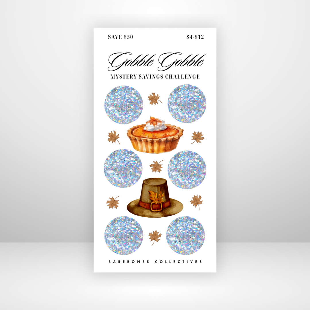 Gobble Gobble Mystery Scratch Off Savings Challenge Save $50