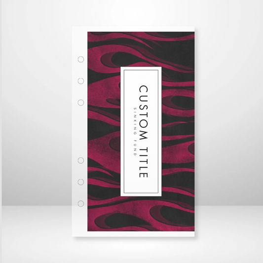 Velvet Flames Matte Cash Envelopes