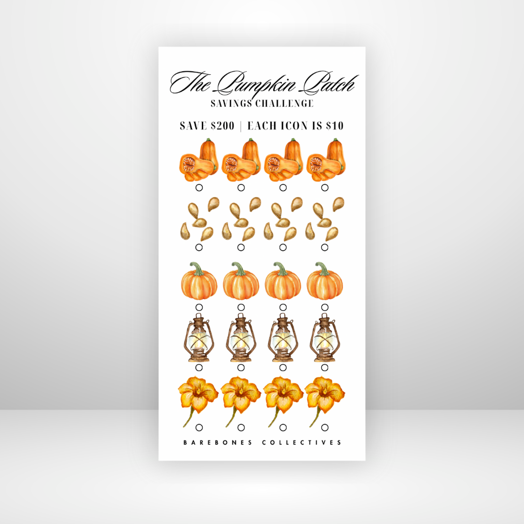The Pumpkin Patch Savings Challenge Save $200