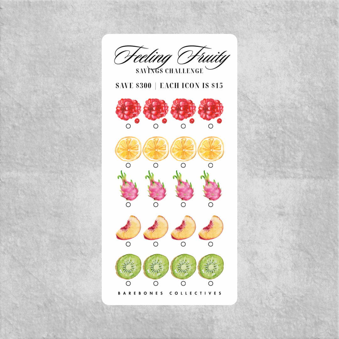 Feeling Fruity Savings Challenge Save $300