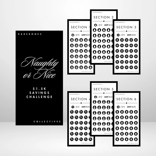 Naughty or Nice Christmas Noir Savings Challenge