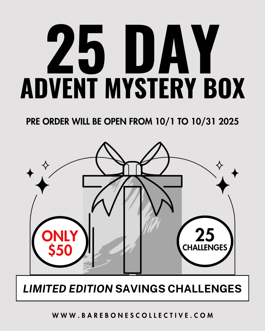25 Day Limited Edition Advent Box Pre Order