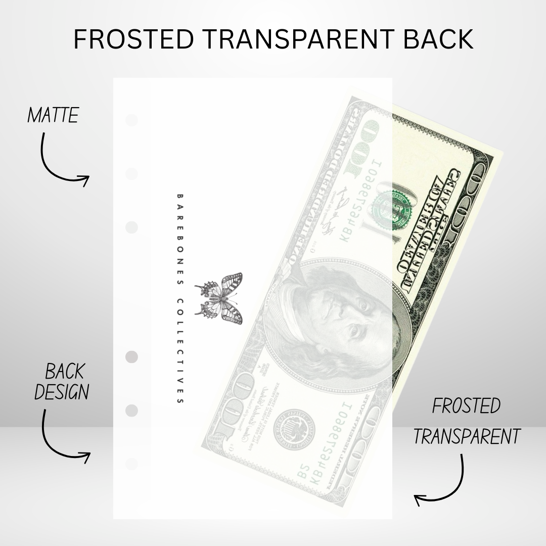 Style #BC5 Handmade Cash Envelope Personal Size Set of 3