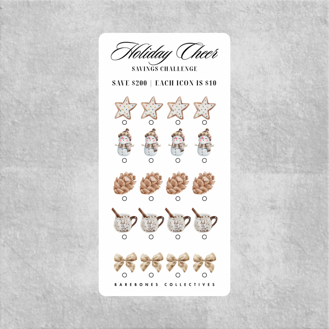 Holiday Cheer Savings Challenge Save $200