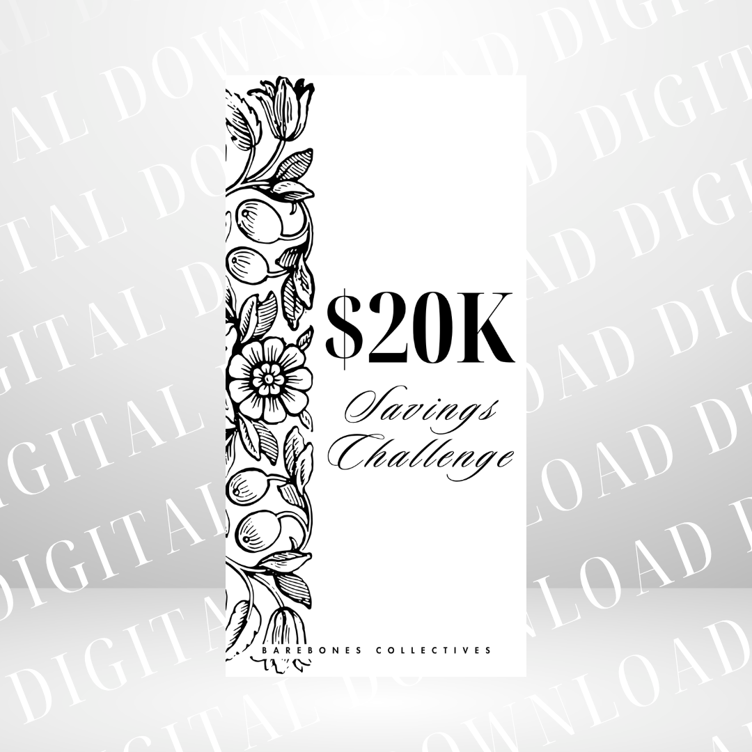 $20K Saving Challenges #1 DIGITAL DOWNLOAD