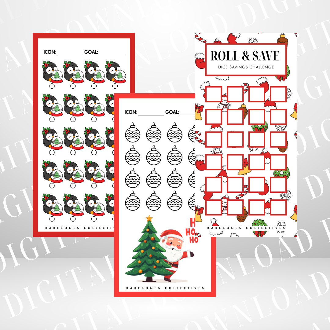 #8 Christmas Saving Challenges DIGITAL DOWNLOAD