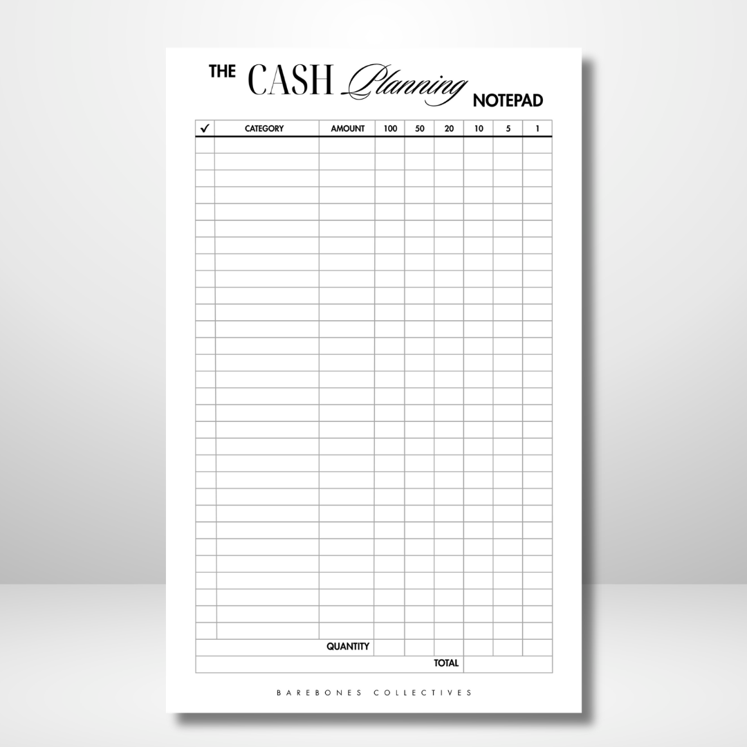 The Cash Planning Notepad