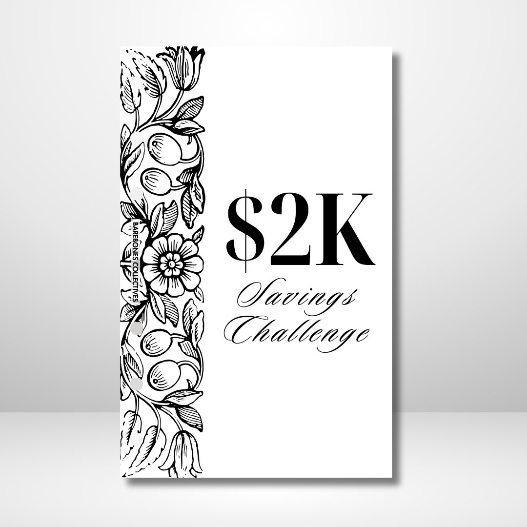 Save $2k Traditional Savings Binder