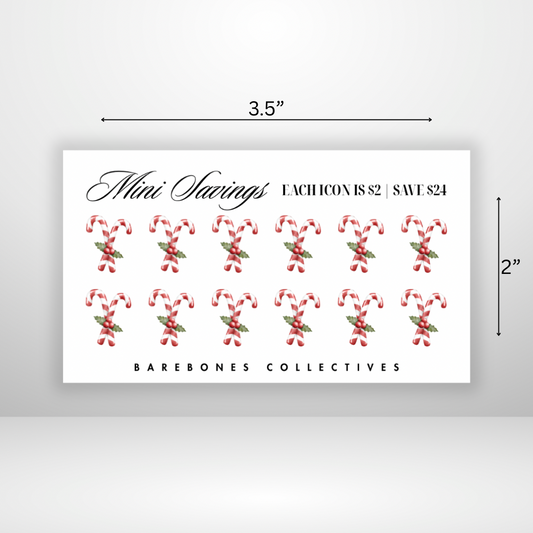 Candy Canes Mini Savings Challenge Save $24