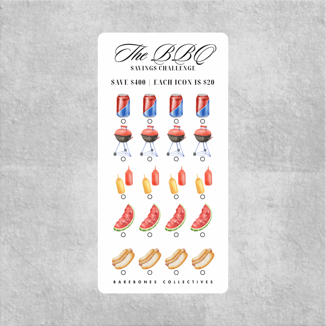 The BBQ Savings Challenge Save $400