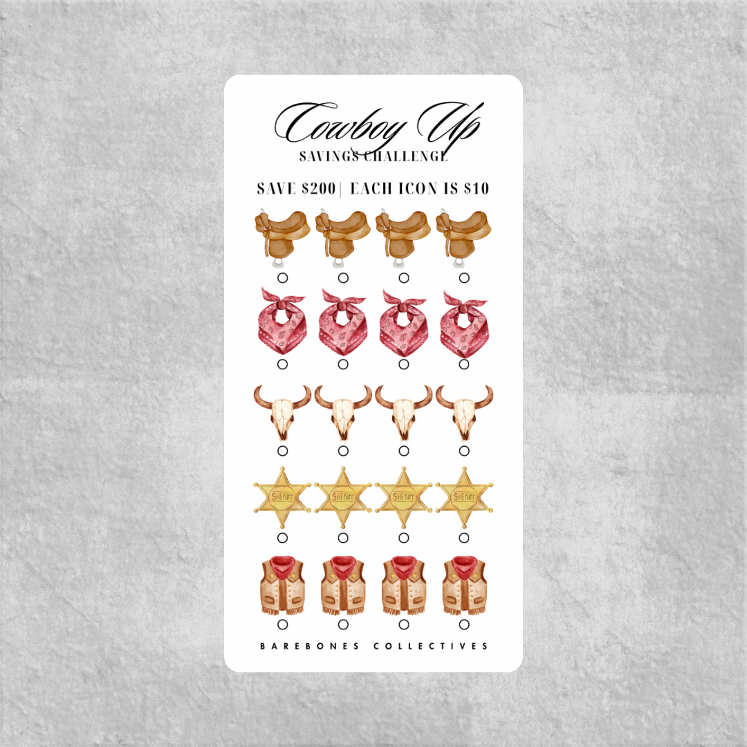 Cowboy Up Savings Challenge Save $200