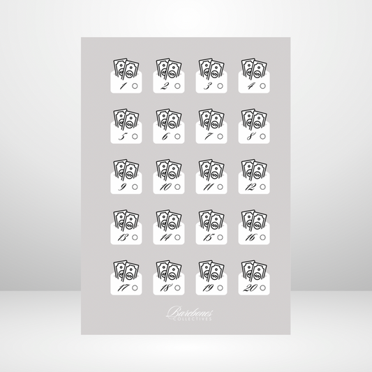 100 Envelope Barebones Savings Challenge A5 Version 1