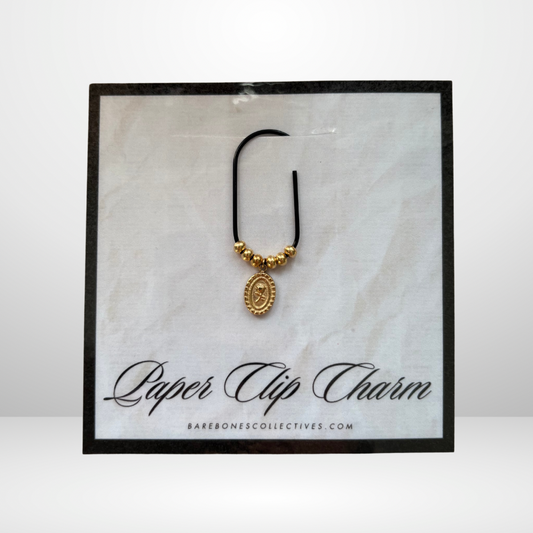 The Dainty Rose Paper Clip Charm
