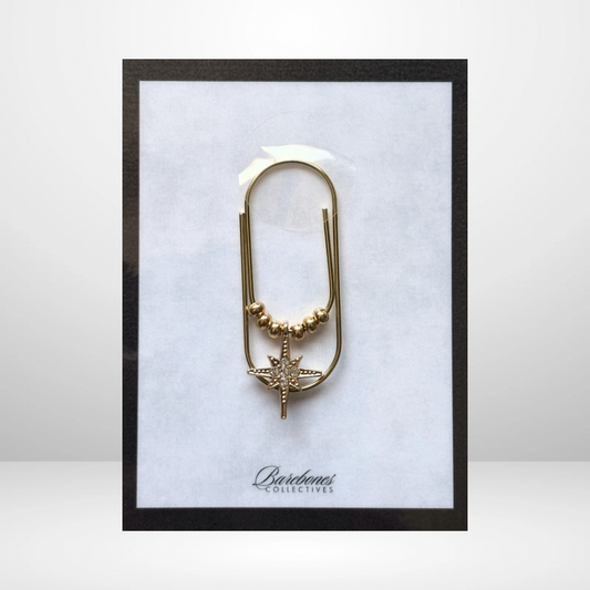 The North Star Paper Clip Charm