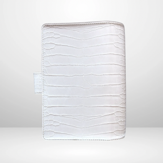 The Millionaire Mindset Barebones Binder in Pearl Croc - PRE ORDER IS OPEN