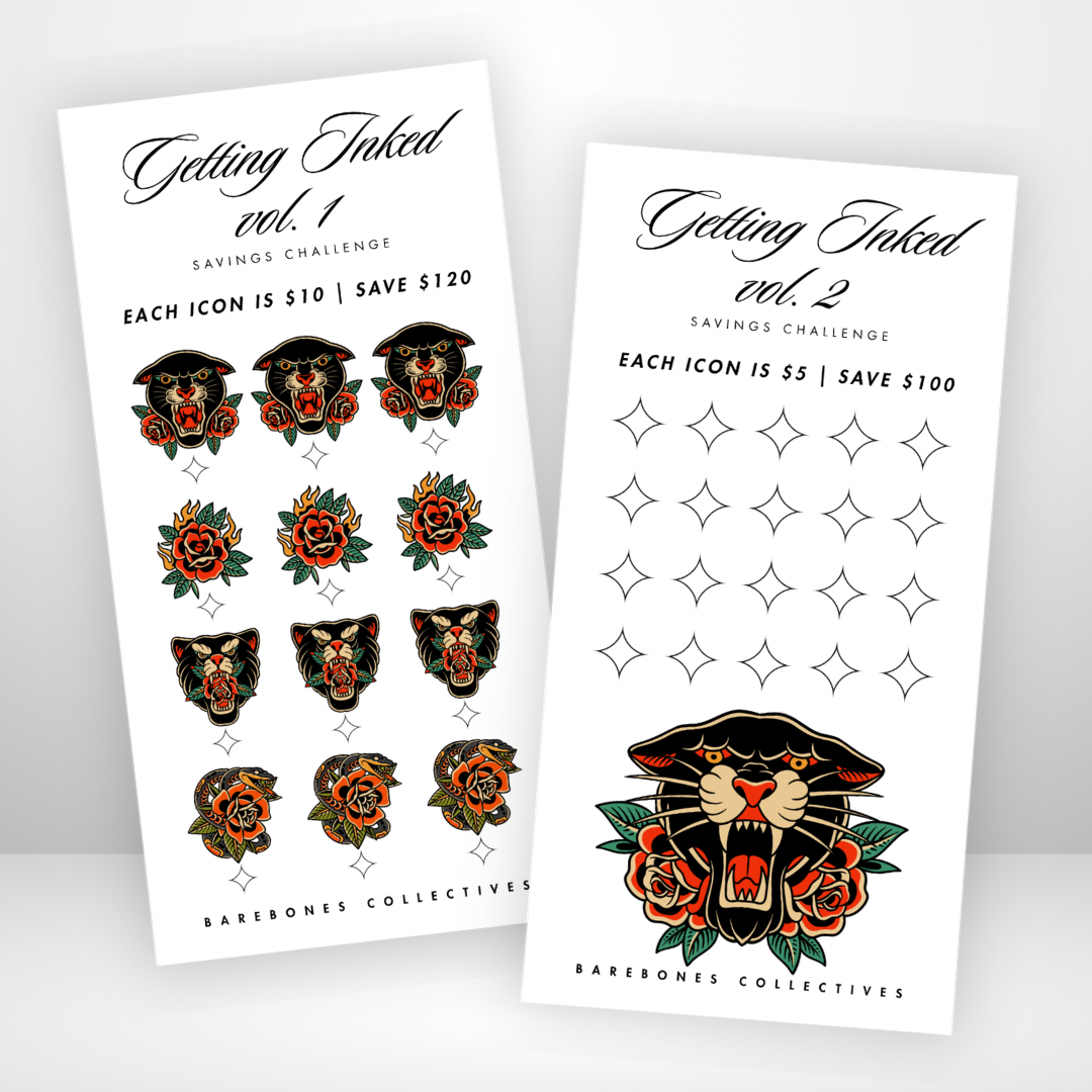 Getting Inked Savings Challenge & Envelope Set