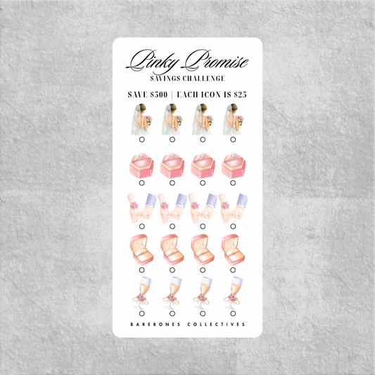 Pinky Promise Savings Challenge Save $500