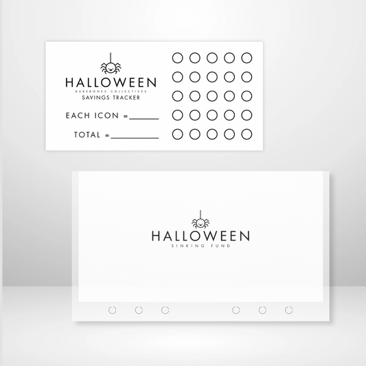 Halloween - Matte Cash Envelope + Savings Trackers