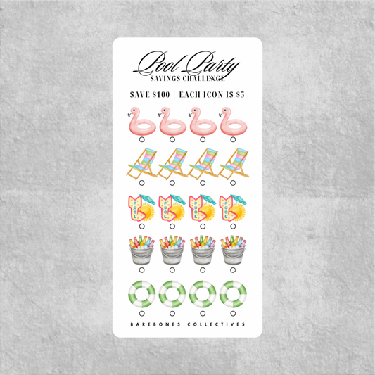 Pool Party Savings Challenge Save $100