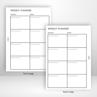 Barebones Monthly and Weekly Layout Inserts vol. 3 Set of 5