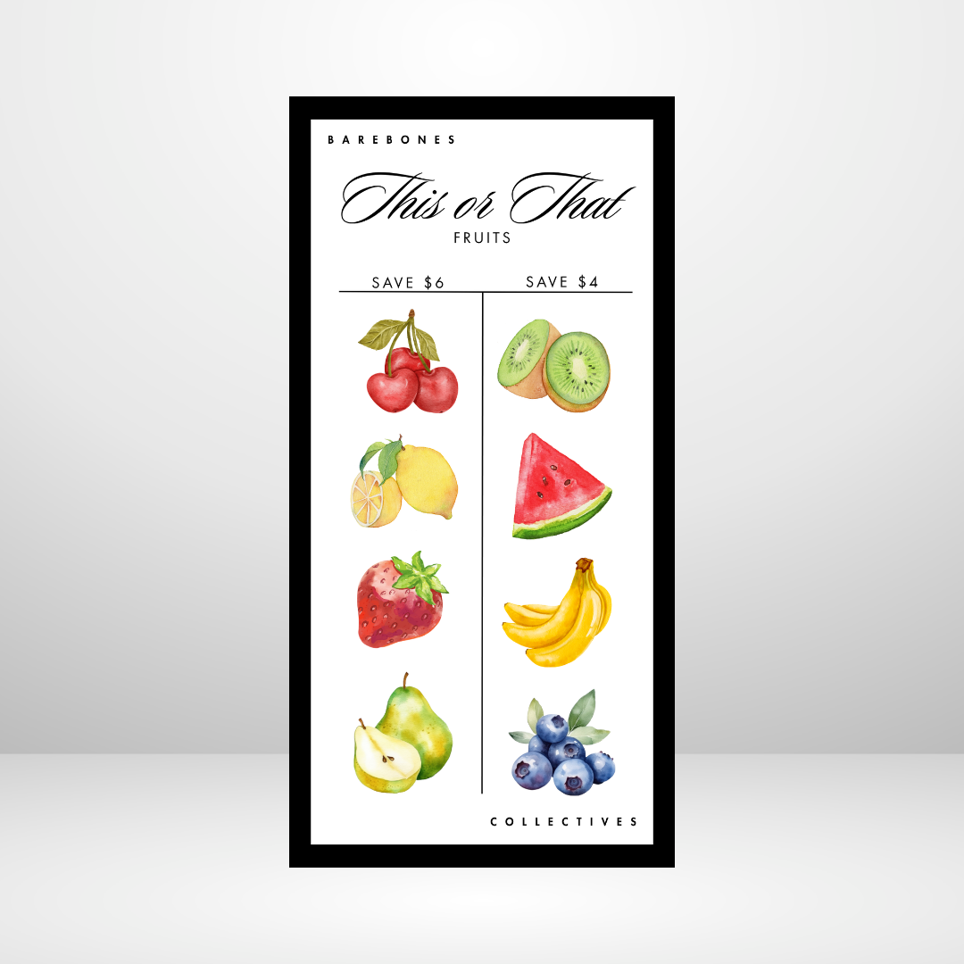 Fruits This or That Savings Challenge