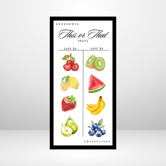 Fruits This or That Savings Challenge