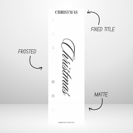 Christmas Tabbed Binder Divider